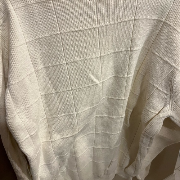 ARROW MEN'S  Cream PULLOVER SWEATER  EXTRA LARGE - Picture 2 of 6